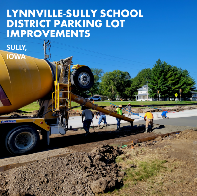 400R Lynnville-Sully Parking Lot Square