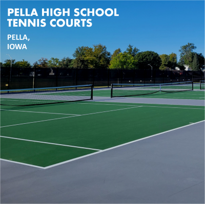 400R Pella Tennis Courts Square